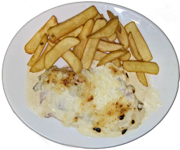 escalope italienne avec des frites